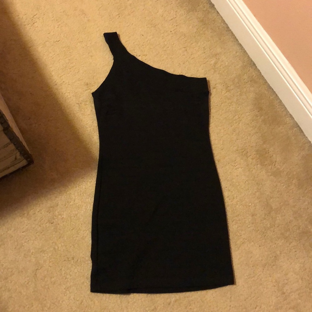 Black cocktail dress